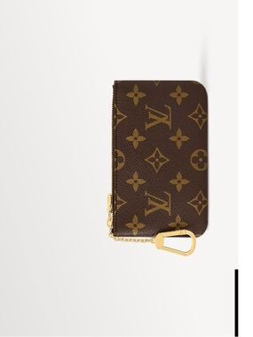 Louis Vuitton Pochette Clés Monogram Canvas Zip Key Pouch Small